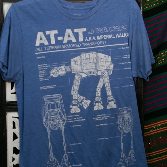 Starwars Imperial Walker Graphic Tshirt - Picture 2 of 5